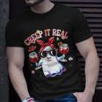 Creep It Real Ghost Boys Girls Halloween Costume T-shirt Gifts for Him
