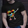 Dabbing Autism Awareness Puzzle Piece Heart Tshirt Unisex T-Shirt Gifts for Him