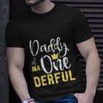 Daddy Of Mr Onederful 1St Birthday First Onederful Matching Unisex T-Shirt Gifts for Him