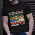 Dear Dad Great Job Were Awesome Thank You T-Shirt Gifts for Him