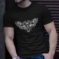 Deaths Head Moth Tshirt Unisex T-Shirt Gifts for Him
