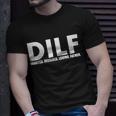 Dilf Devoted Involved Loving Father Tshirt Unisex T-Shirt Gifts for Him