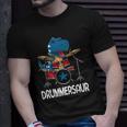 Drummersaur Percussionist Drummer For Kids Unisex T-Shirt Gifts for Him
