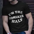 Im The Drunker Half Irish Shamrock St Patricks Day T-Shirt T-Shirt Gifts for Him