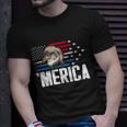 Eagle Mullet 4Th Of July Gift Usa American Flag Merica Cool Gift Unisex T-Shirt Gifts for Him