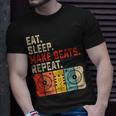Eat Sleep Make Beats Beat Makers Music Producer Mens Dj Dad Unisex T-Shirt Gifts for Him