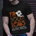 Faboolous Assistant Principal On Halloween Party Funny Ghost Unisex T-Shirt Gifts for Him