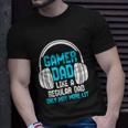Fathers Day Funny Gamer Dad Unisex T-Shirt Gifts for Him
