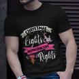 Feminist Christmas Lights And Reproductive Rights Pro Choice Funny Gift Unisex T-Shirt Gifts for Him