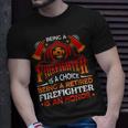 Firefighter Funny Gift Heroic Fireman Gift Idea Retired Firefighter V2 Unisex T-Shirt Gifts for Him