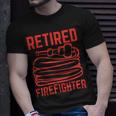 Firefighter Retired Firefighter Pension Retiring V2 Unisex T-Shirt Gifts for Him