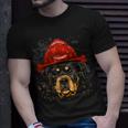 Firefighter Rottweiler Firefighter Rottweiler Dog Lover Unisex T-Shirt Gifts for Him