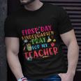 First Day Kindergarten Pray For My Teacher Back To School First Day Of School Unisex T-Shirt Gifts for Him