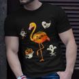 Flamingo Pumpkin Halloween Bird Lover Gifts For Girls And Boys Tshirt Unisex T-Shirt Gifts for Him