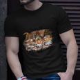 Fueled By Coffee Pumpkin Spice Thanksgiving Quote Unisex T-Shirt Gifts for Him
