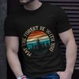 Fun May The Forest Be With You May The Fourth Hiker V2 T-shirt Gifts for Him