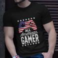 Funny American Gamer 4Th Of July Unisex T-Shirt Gifts for Him