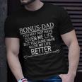 Funny Bonus-Dad Tshirt Unisex T-Shirt Gifts for Him