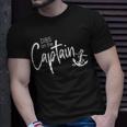 Funny Captain Wife Dibs On The Captain V2 Unisex T-Shirt Gifts for Him