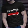 Funny Impostor Arrow -Among Us Unisex T-Shirt Gifts for Him