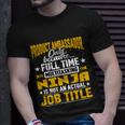 Funny Product Ambassador Representative Job Title Gift Unisex T-Shirt Gifts for Him