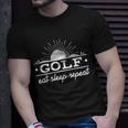 Funny Vintage Golf Eat Sleep Repeat Golfing Fan Unisex T-Shirt Gifts for Him