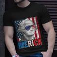 George Washington 4Th Of July Merica Men Women American Flag Unisex T-Shirt Gifts for Him