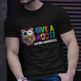 Give A Hoot Autism Awareness Unisex T-Shirt Gifts for Him