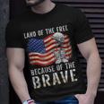 God Bless America Eagle Land Of The Free Home Of The Brave T-shirt Gifts for Him