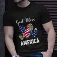 God Bless America Leopard Christian 4Th Of July Unisex T-Shirt Gifts for Him