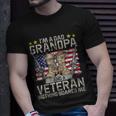 Grandpa Shirts For Fathers Day Im A Dad Grandpa Veteran T-Shirt Gifts for Him