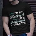 Grandpa Shirts Fathers Day Retired Grandpa Long Sleeve T-shirt Gifts for Him