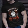 Halloween Candy Countdown Days Till Halloween - Orange And White Men Women T-shirt Graphic Print Casual Unisex Tee Gifts for Him