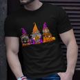 Halloween Gnomes Cute Autumn Pumpkin Fall Funny Holiday Unisex T-Shirt Gifts for Him