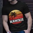 Hawaii Retro Sun V2 Unisex T-Shirt Gifts for Him