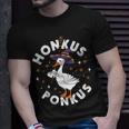 Honkus Ponkus Halloween Witch Hocus Duck Goose Funny Parody Unisex T-Shirt Gifts for Him