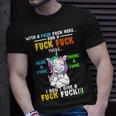 I Dont Give A Fuck Fuck Offensive Funny Unicorn Unisex T-Shirt Gifts for Him