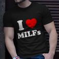 I Love Heart Milfs Tshirt Unisex T-Shirt Gifts for Him