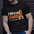 I Wear Orange For Someone I Love Leukemia Tshirt Unisex T-Shirt Gifts for Him