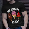 Ice Cream Day Summer Party Ice Cream Maker Kids Toddler Boys Unisex T-Shirt Gifts for Him