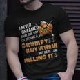 Id Become A Grumpy Navy Vet Unisex T-Shirt Gifts for Him
