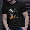 Im With The Witch Funny Couples Husband Halloween Costume Unisex T-Shirt Gifts for Him