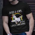 Just A Girl Who Loves Unicornsjust A Girl Who Loves Unicorns T-shirt Gifts for Him