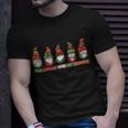 Just Hanging With My Gnomies Christmas Unisex T-Shirt Gifts for Him