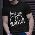 Just Married Ring Logo Unisex T-Shirt Gifts for Him
