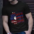 Land Of The Free Because Of The Brave Sunflower America Flag 4Th Of July Unisex T-Shirt Gifts for Him