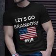Lets Go Brandon Fjb American Flag Unisex T-Shirt Gifts for Him
