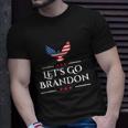 Lets Go Brandon Fjb Let Go Brandon Fjb Funny Impeach Biden American Flag Anti Biden Unisex T-Shirt Gifts for Him