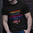 Lgbt I Prefer Cooking & Eating Out With Girls Lesbian Gay Unisex T-Shirt Gifts for Him