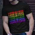 Love Is Love Lgbtq Rainbow Unisex T-Shirt Gifts for Him